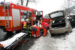 Nehody- sníh - hasiči