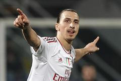 Zlatan Ibrahimovič se raduje z hattricku v Palermu