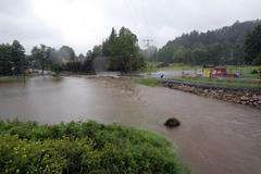 Povodeň na Frýdlantsku.