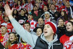 Slavia vs Litvínov v Edenu: fanoušek