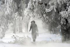 Mrazy v Kazachstánu