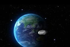 Vizualizace asteroidu 2011 AG5