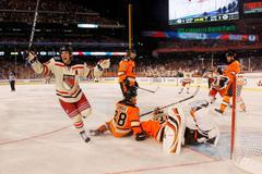 Winter Classic 2012: Philadelphia - New York Rangers (Richards, gól, radost)