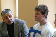 Zraněný policista David Hlavsa