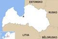 Lotyšsko - slepá mapa