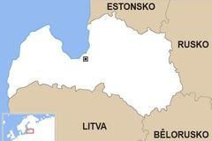 Lotyšsko - slepá mapa