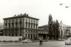 Nádraží Praha-Těšnov v den, kdy z něj odjel poslední vlak