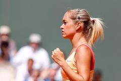 Klára Zakopalová se raduje z postupu