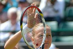 Wimbledon: Petra Kvitová v zápase s Varvarou Lepčenkovou