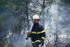 Požár v lese na Tišnovsku