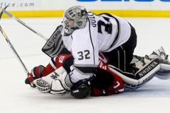 Druhé utkání finále NHL mezi New Jersey a Los Angeles