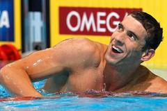 Michael Phelps, americký plavec při olympijské kvalifikaci