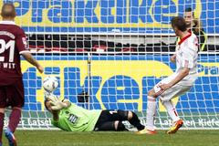 Tomáš Pekhart, útočník Norimberka, skóruje proti Hoffenheimu