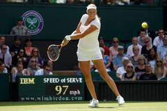 Petra Kvitová v 1. kole Wimbledonu 2012