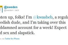 Švédsko dalo svůj Twitter lidem