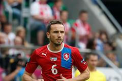 Tomáš Sivok v utkání Řecko - Česká republika na Euru 2012