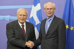 Řecko prezident Papulias