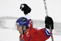 České hokejové hry Česko - Švédsko (Radost Ondřeje Němce)