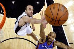 Spurs vs Oklahoma (Ginobili a Fisher)