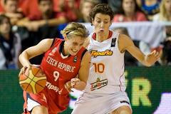 Hana Horáková v zápase proti Španělsku