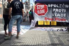 Protestní shromáždění Stop vládě