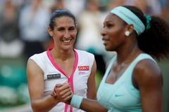 Serena Williamsová Virginia Razzanová (French Open)