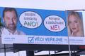 Věci Veřejné - John + Klasnová, Billboard volby 2010