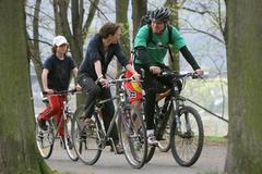 Zelení na kolech oslavili Den Země