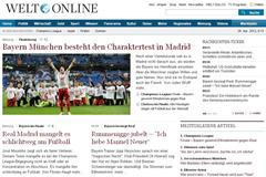 Německé noviny po postupu Bayernu přes Real Madrid