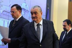 Lídři koalice Schwarzenberg, Nečas a John po jednání vlády