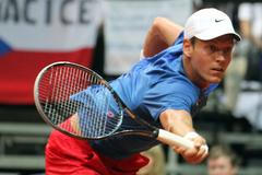 Davis Cup: Česko - Srbsko (Berdych)