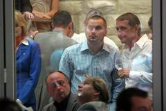 Podnikatel Roman Janoušek, přítel primátora Pavla Béma, s Dalíkem