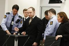Breivik u soudu