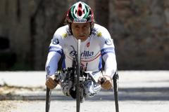 Zanardi trénuje na paralympiádu