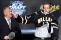Radek Faksa, český hokejista Dallasu při draftu NHL