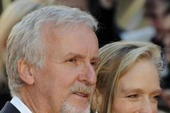 Premiéra Titanicu 3D Londýn - James Cameron a Suzy Amis