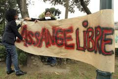 Svobodu Assangovi! Demonstranti v ekvádorské metropoli Quito