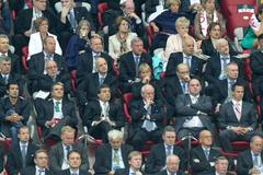 VIP tribuna. Celebrity na zápase Česko - Portugalsko