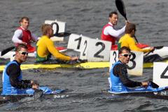 Jan Štěrba při závodech v Poznani