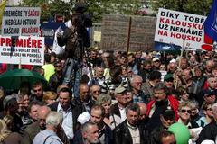 demonstrace proti vládě na Václavském náměstí