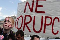 demonstrace proti vládě na Václavském náměstí