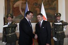 Petr Nečas a Robert Fico