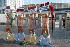 Aktivistky FEMEN protestují kvůli prostituci