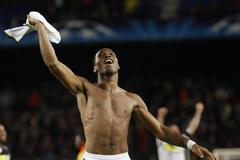 Semifinále LM: Barcelona - Chelsea (Didier Drogba)