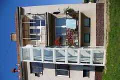 Externí výtah u domu