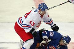 Přípravný zápas, hokej: Česko - Slovensko (Jan Kovář)