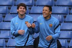 Liga mistrů: Chelsea - Barcelona (trénink)