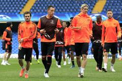 Liga mistrů: Chelsea - Barcelona (trénink)