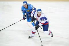 Michal Sersen v utkání Slovensko - Kazachstán