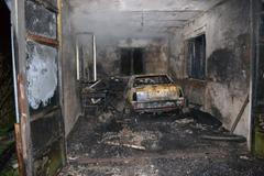 Požár chalupy na Českolipsku